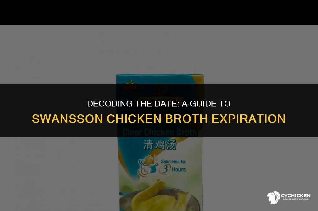 what is the date on top of swwansson chicken broth
