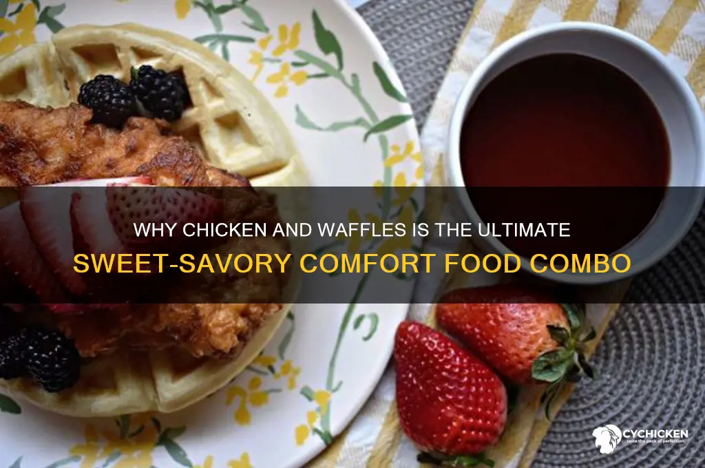 what is the deal with chicken and waffles