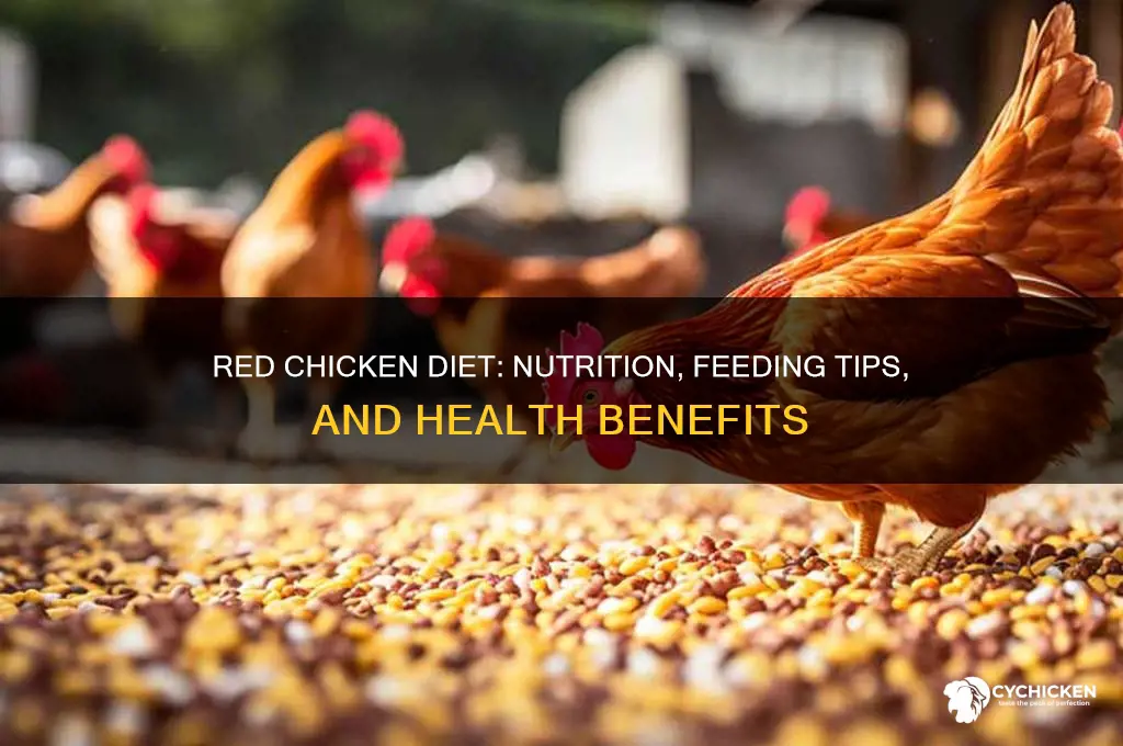 what is the diet for the red chicken