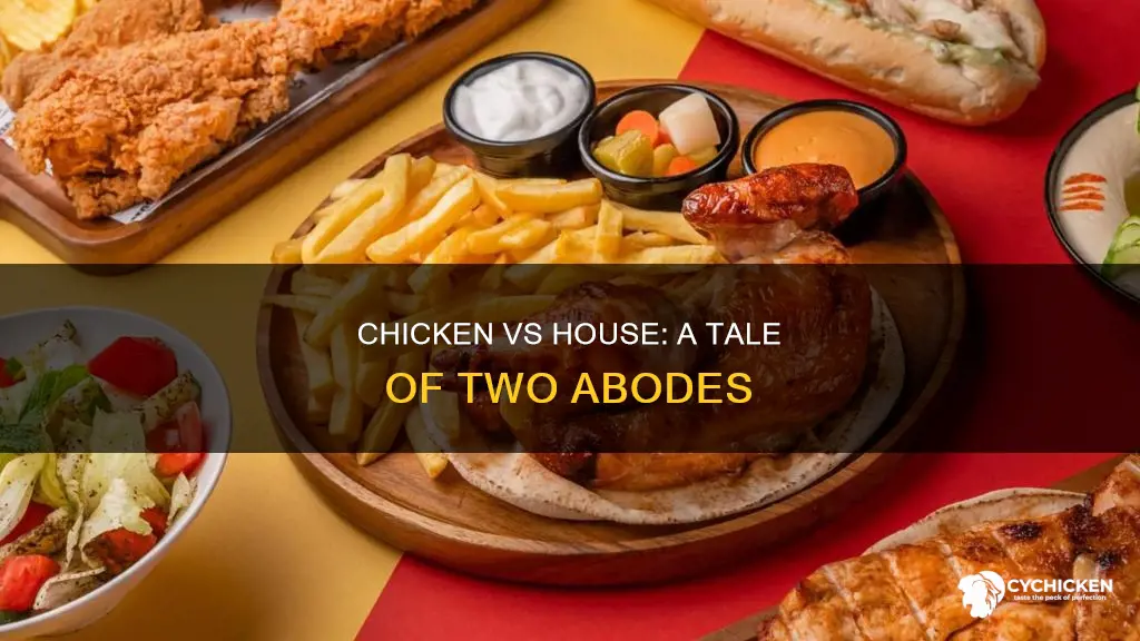 what is the difference between a chicken and a house