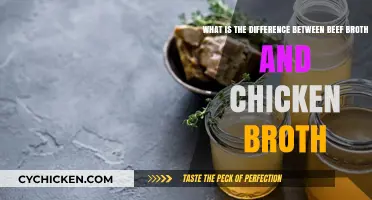 Exploring the Flavorful Distinctions: Beef vs. Chicken Broth
