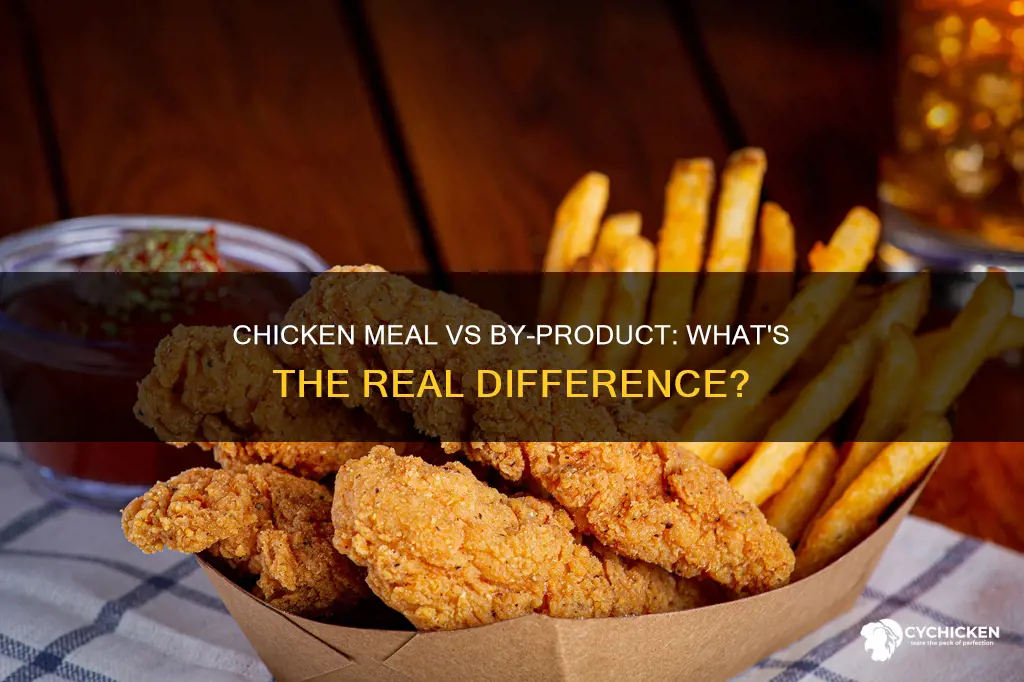 what is the difference between chicken meal and chicken by-product