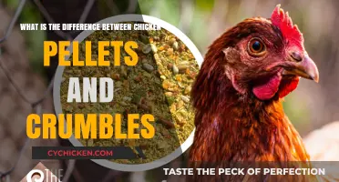 Chicken Pellets vs. Crumbles: What's the Difference?