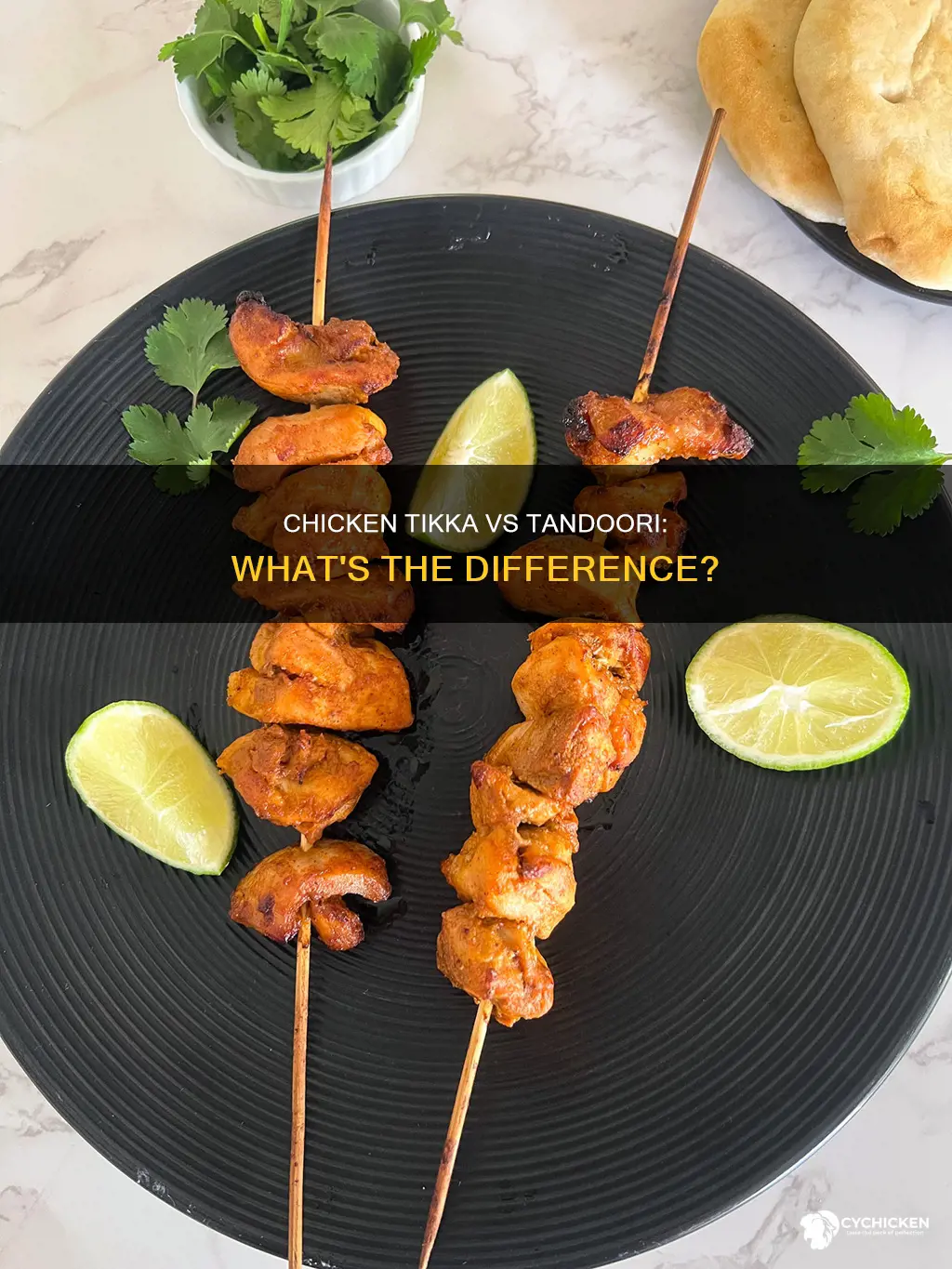 what is the difference between chicken tikka and tandoori