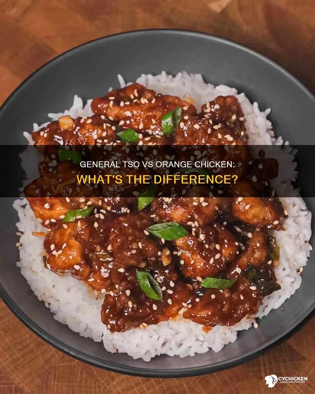 what is the difference between general tso and orange chicken