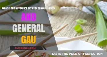 Orange Chicken vs General Gau: What's the Difference?