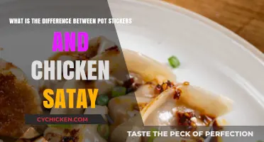 Exploring Asian Delights: Pot Stickers vs. Chicken Satay