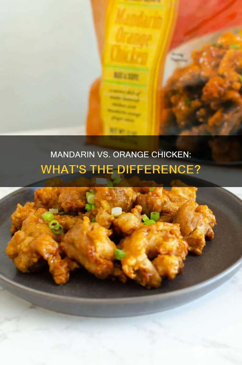 what is the differience betwwen mandrian chicjen and orage chicken