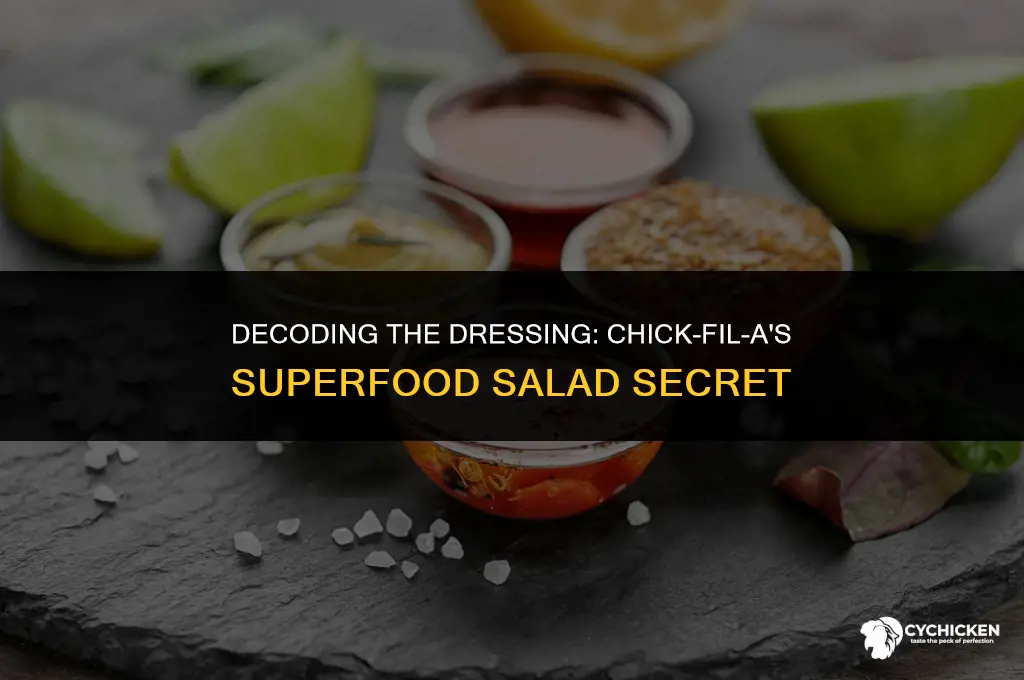 what is the dressing on chick fil a superfood salad