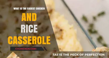 Simple and Quick Chicken and Rice Casserole Recipe for Beginners