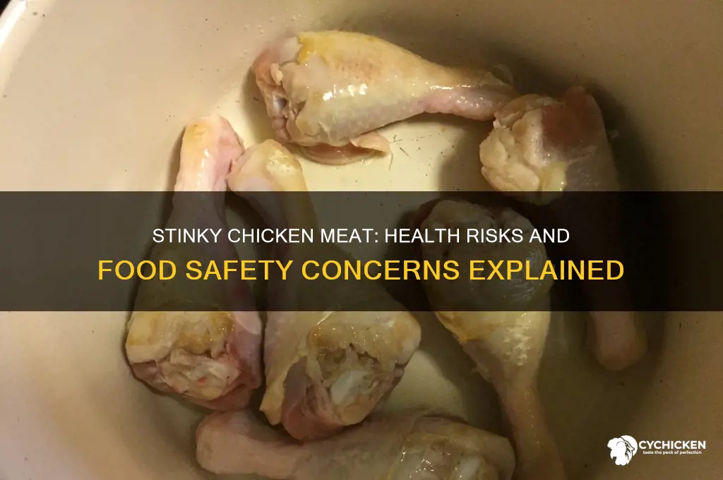 what is the effect of stinky chicken meat