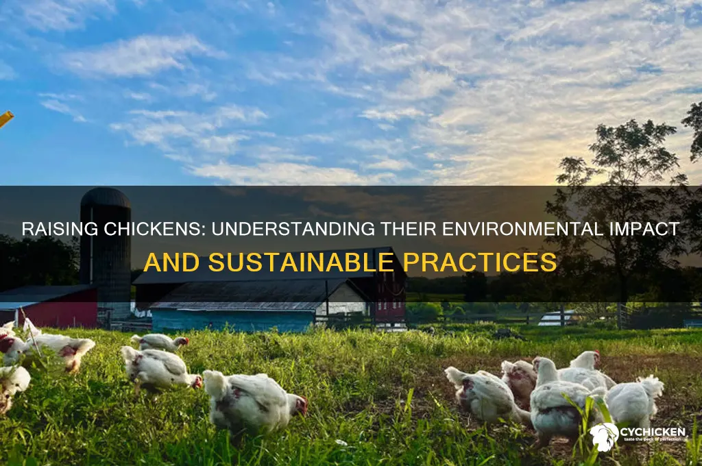 what is the enviromental impact of raising chicken