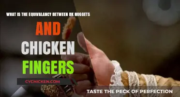 Burger King Nuggets vs. Chicken Fingers: A Tasty Equivalency Guide