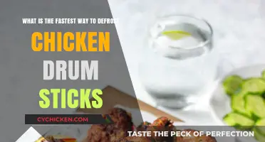 Quickly Defrost Chicken Drumsticks: The Best Method