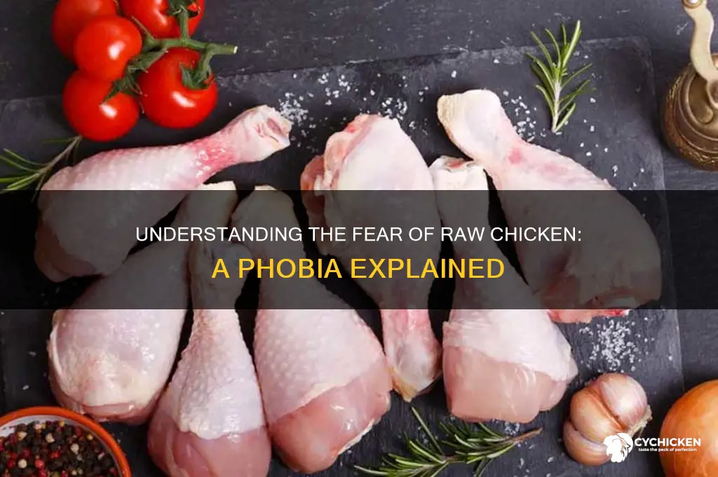 what is the fear of raw chicken called