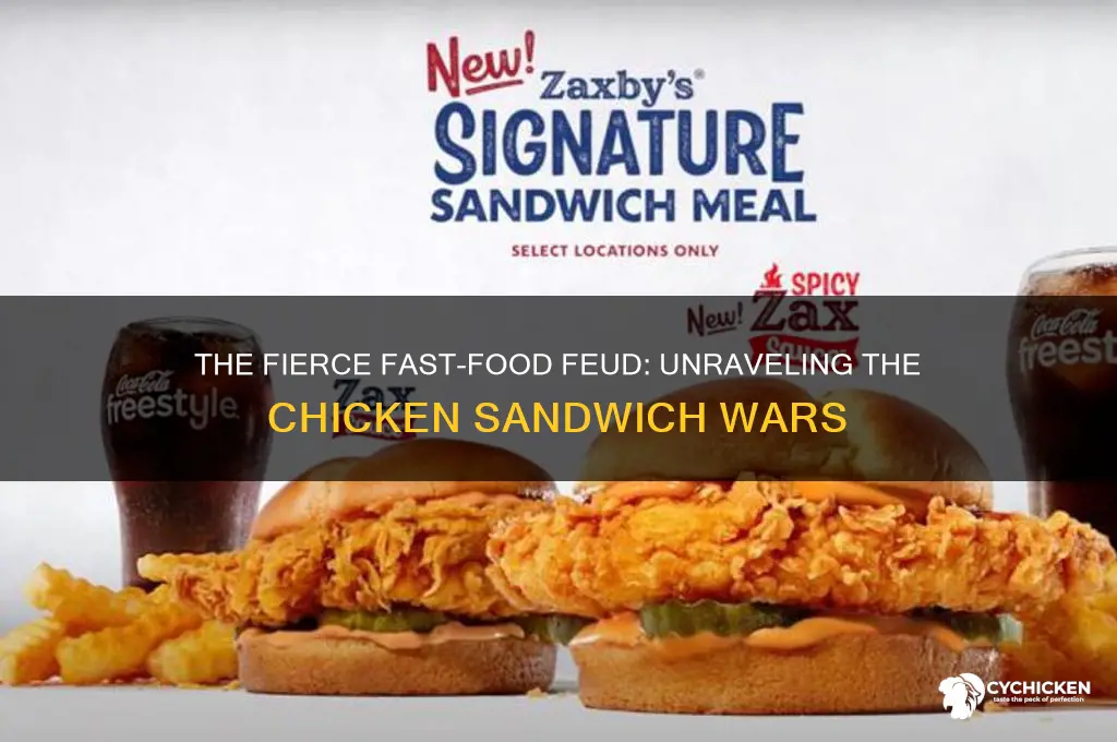 what is the fight over chicken sandwiches