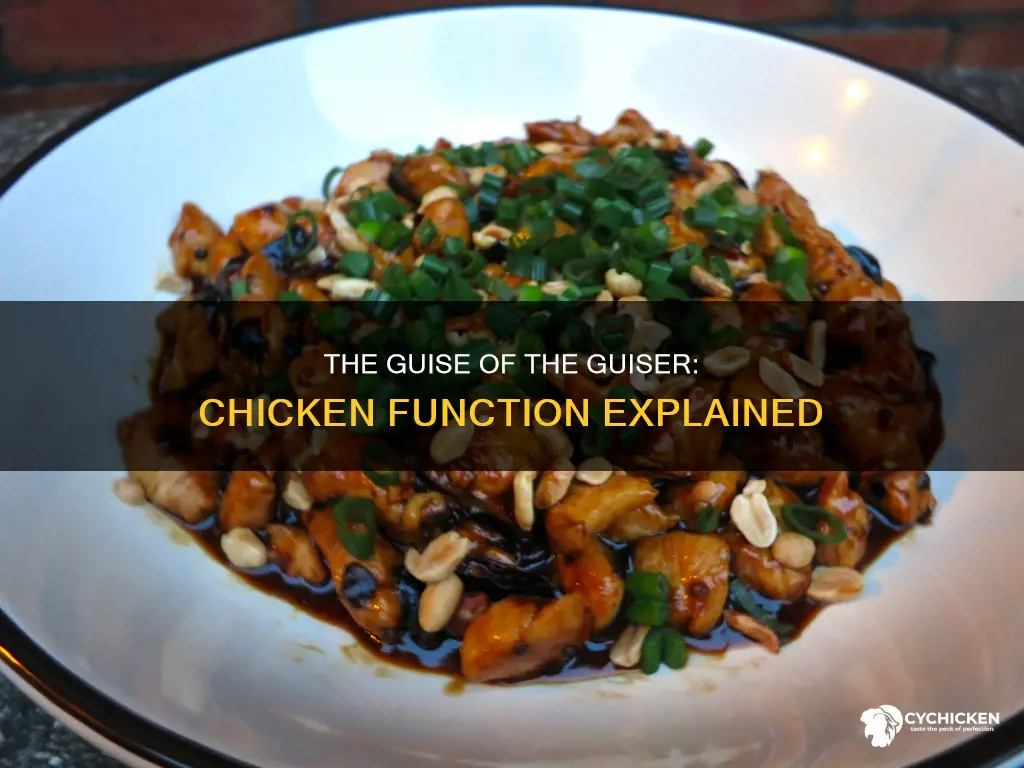 what is the function of the guiser on the chicken
