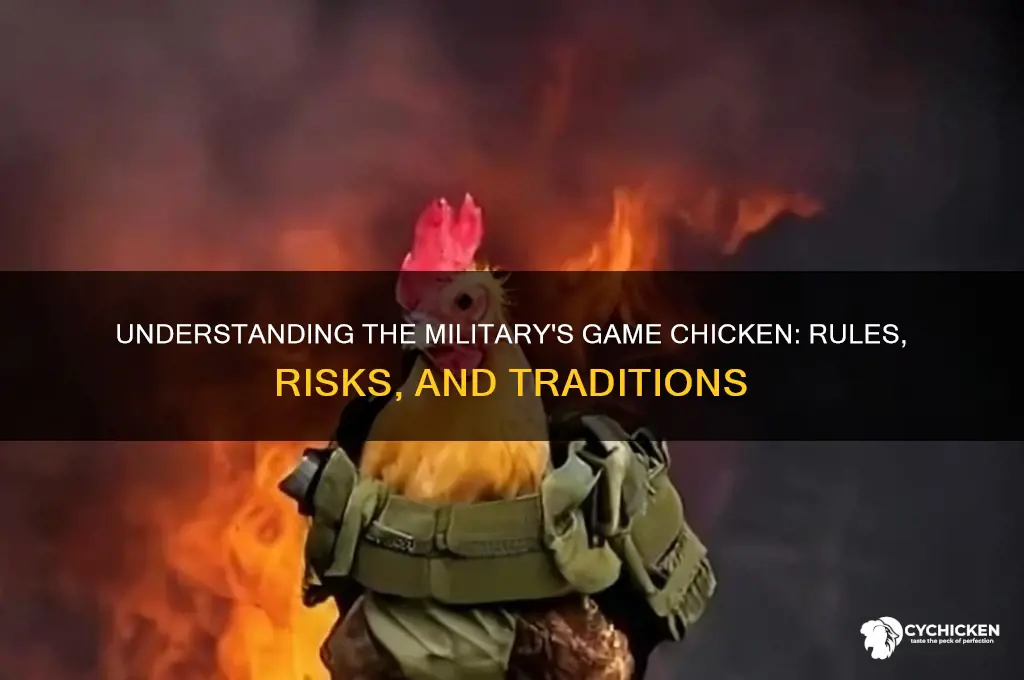 what is the game chicken in the military