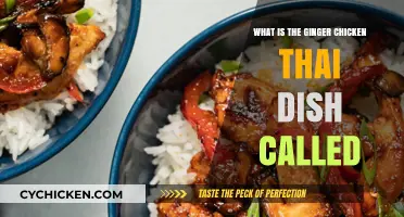 Discover the Authentic Name of Thai Ginger Chicken Dish