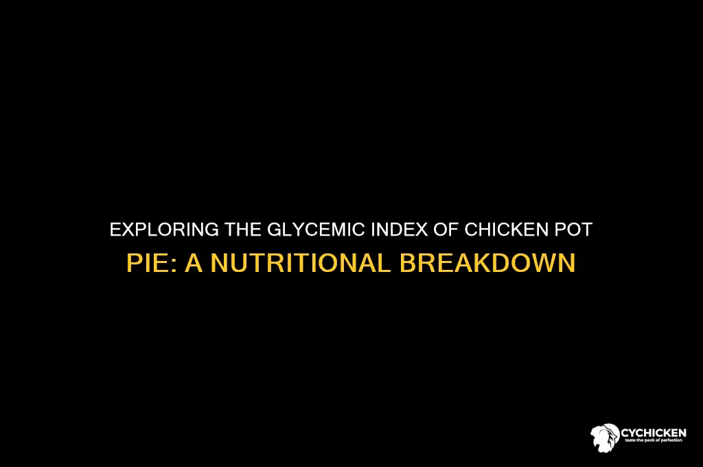what is the glycemic index for chicken pot pie