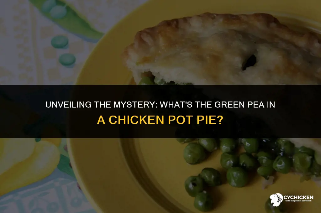 what is the green pea in a chicken pot pie