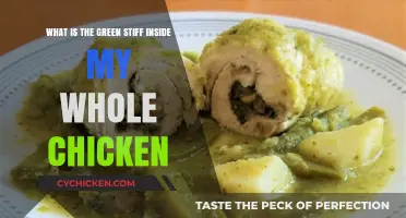 Unveiling the Mystery: What's That Green Stuff Inside My Chicken?