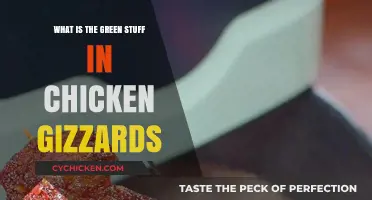 Unveiling the Mystery: What's the Green Substance in Chicken Gizzards?
