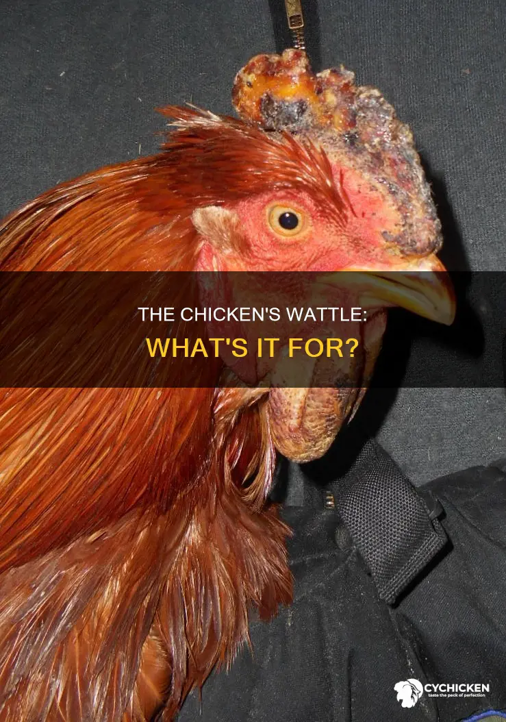 what is the hanging thing on a chicken called
