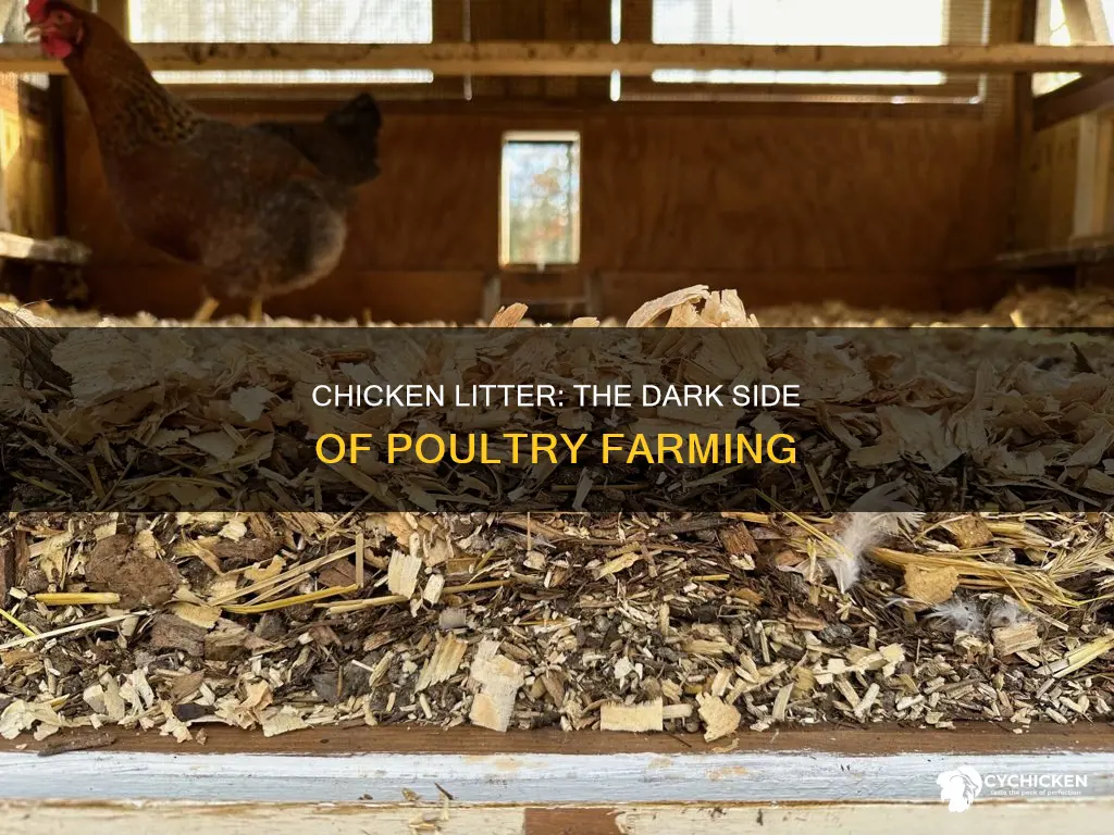 what is the harmful byproduct found in chicken litter