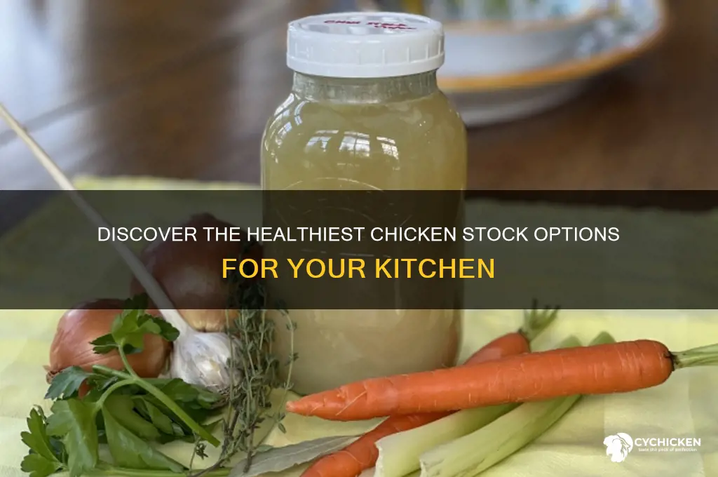what is the healthiest chicken stock to buy