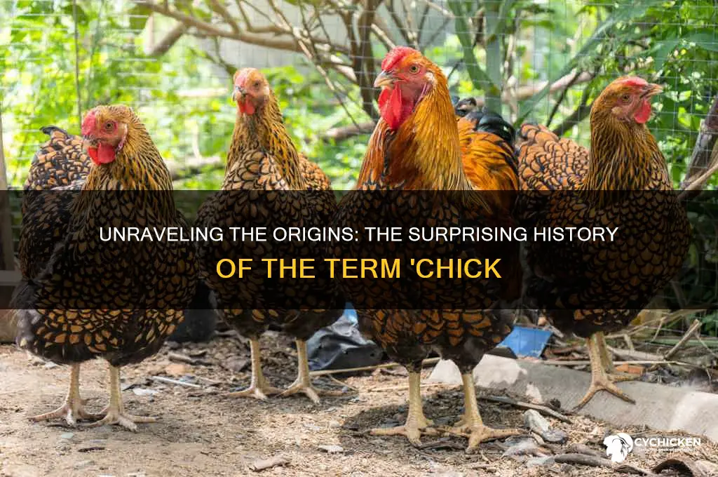 what is the history of the term chick
