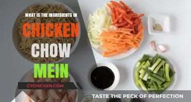 Discover the Essential Ingredients in Chicken Chow Mein