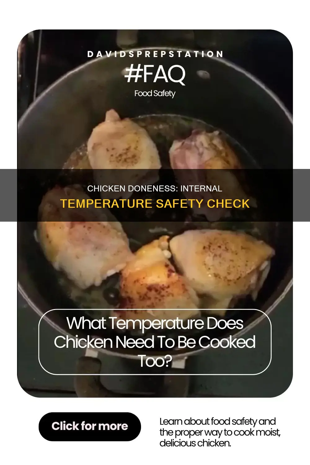 what is the inside temperature of chicken supposed to be
