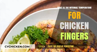 Perfectly Cooked Chicken Fingers: Ideal Internal Temperature Guide