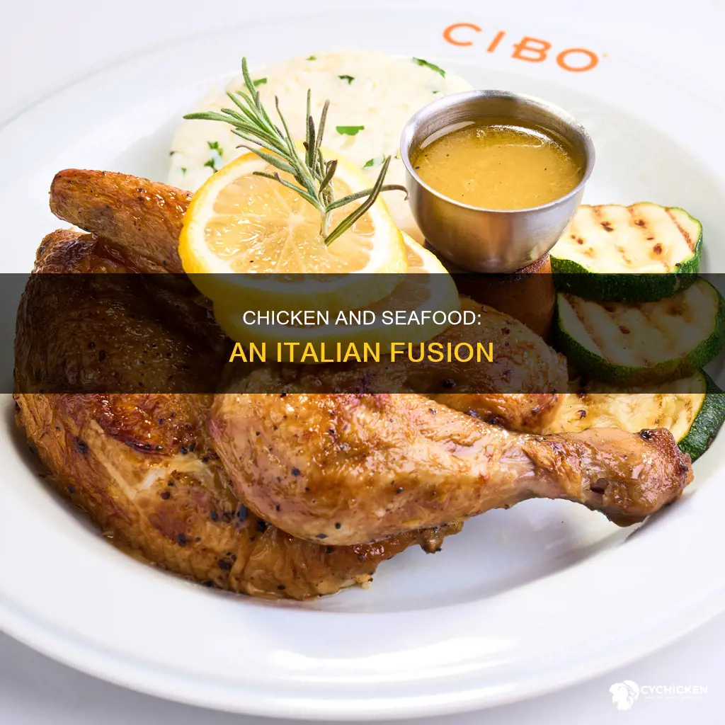 what is the italian name for chicken with seafood