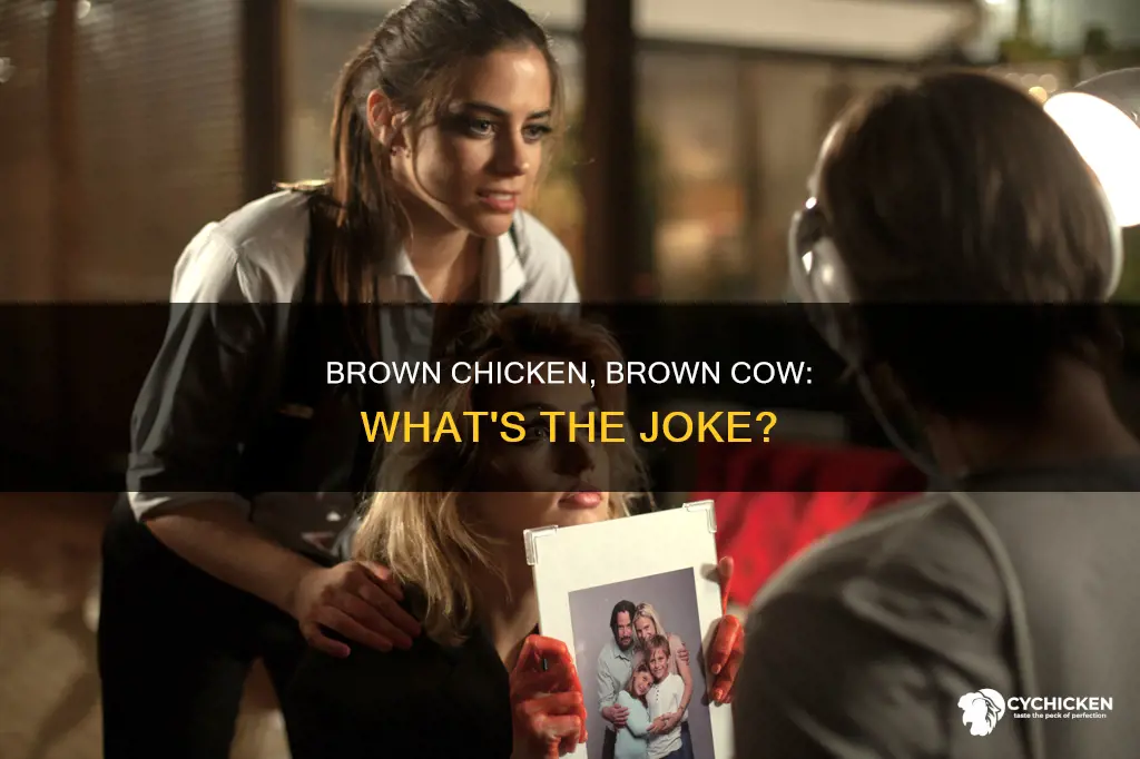 what is the joke with brown chicken brown cow