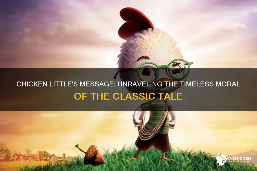 what is the main idea of chicken little