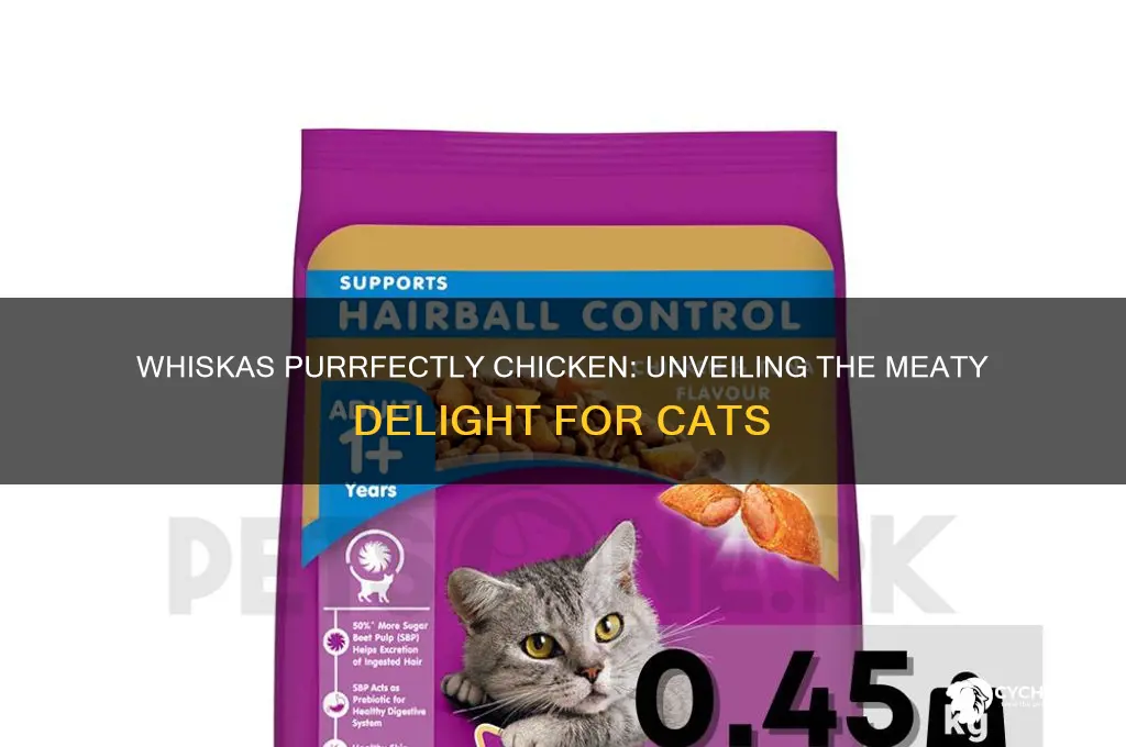 what is the me of whiskas purrfectly chicken