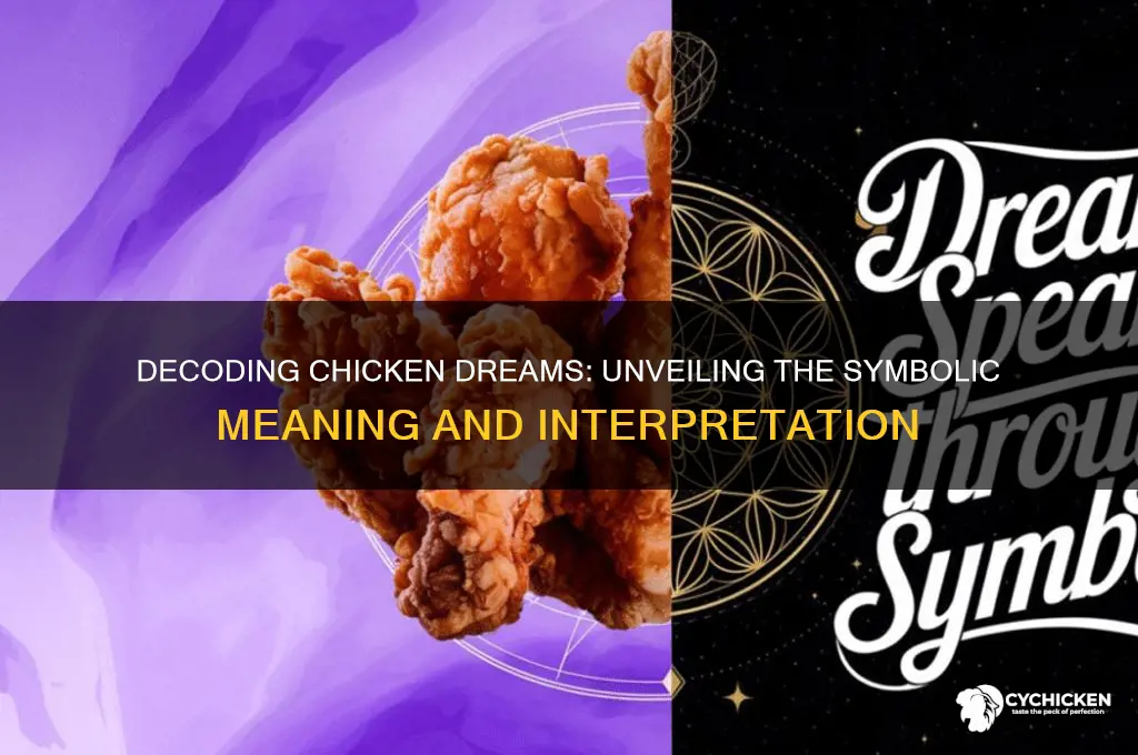 what is the meaning of chicken in dreams