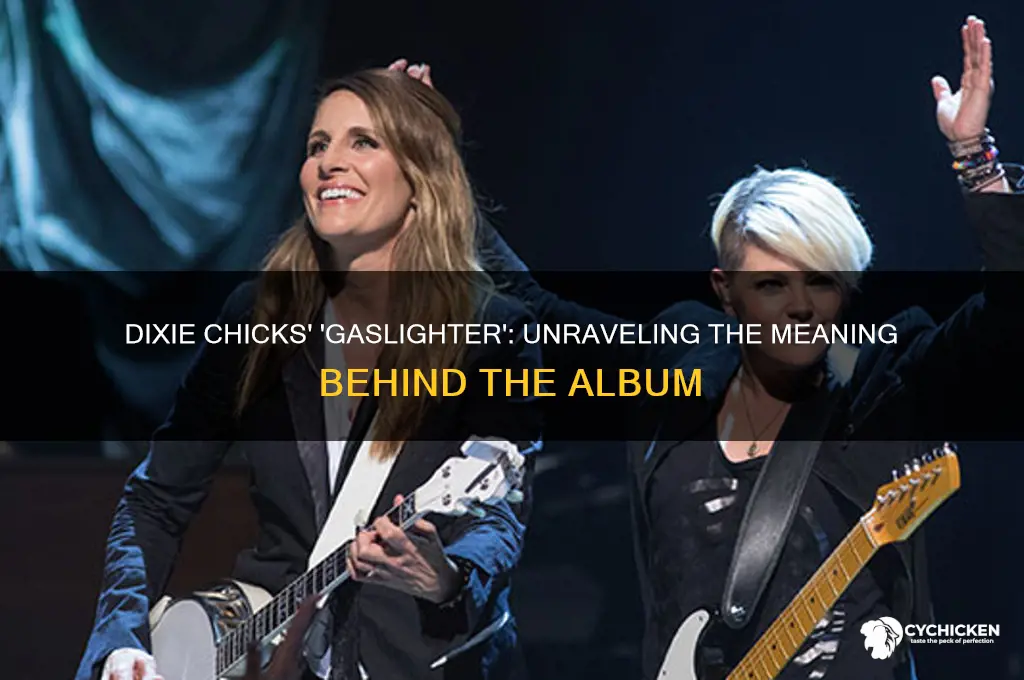 what is the meaning of dixie chicks gaslighter