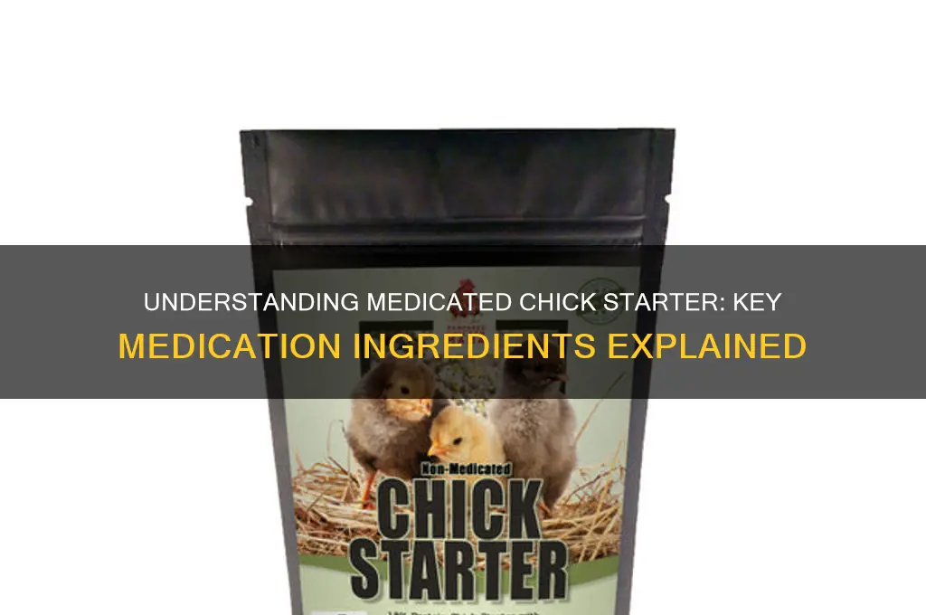 what is the medication in medicated chick starter