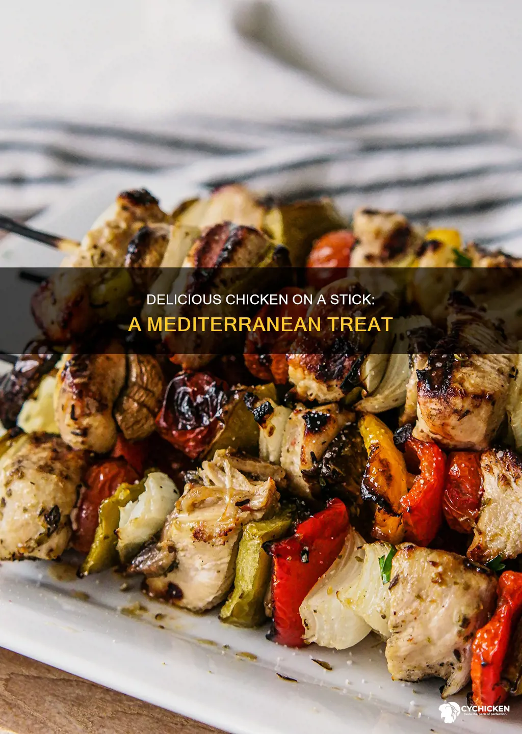 what is the mediterranean chicken onn a stick called