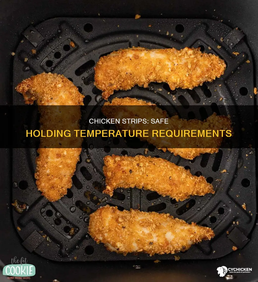 what is the minimum holding temperature for chicken strips