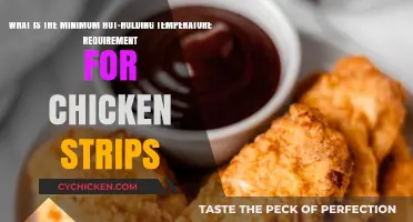 Hot-Holding Chicken Strips: What's the Minimum Temperature?