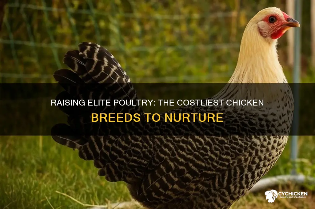 what is the most expensive chicken to raise