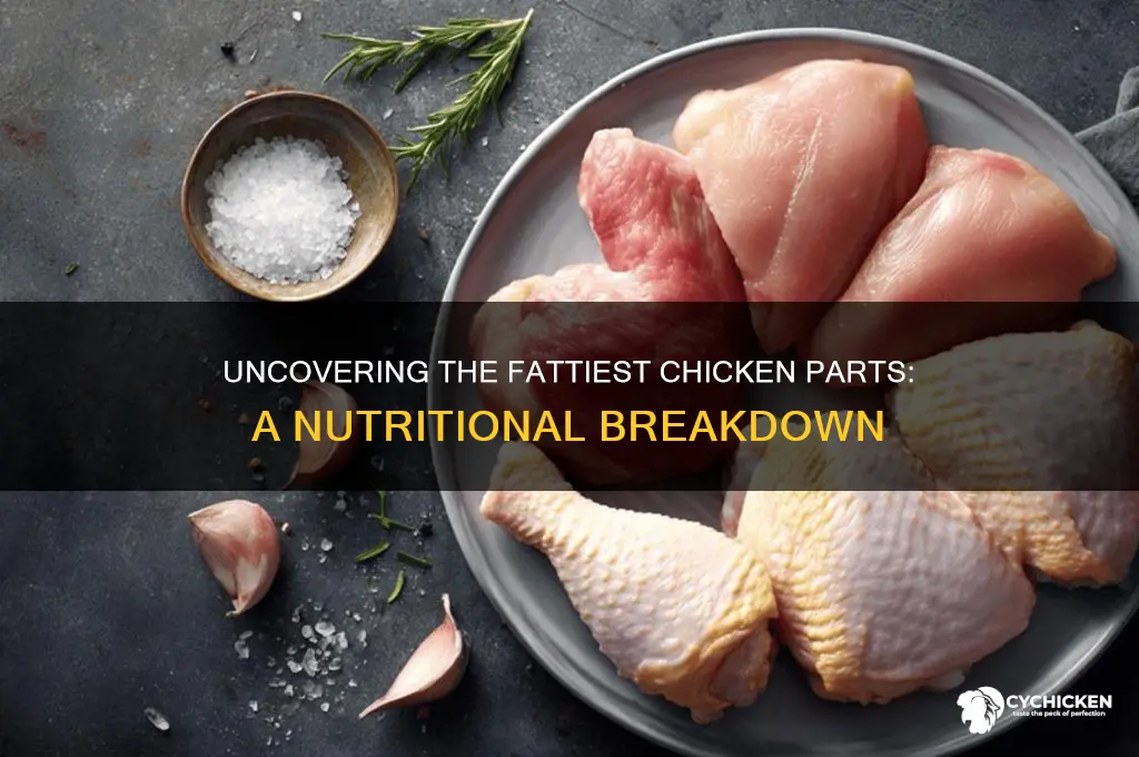 what is the most fatty part of chicken
