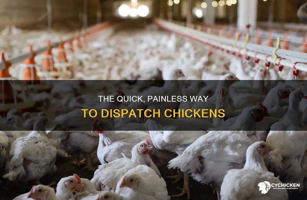 what is the most humane way to kill a chicken