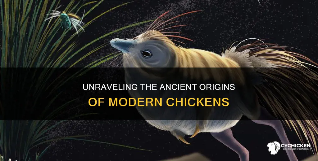 what is the most recent ancestor of the modern chicken