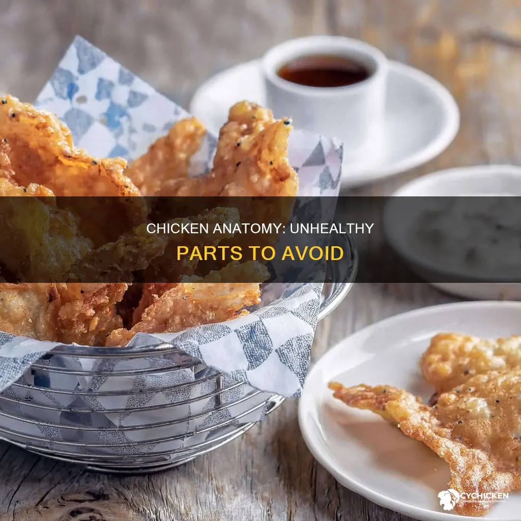 what is the most unhealthy part of a chicken