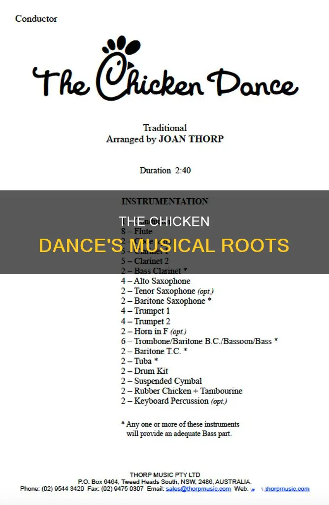 what is the music for the chicken dance called